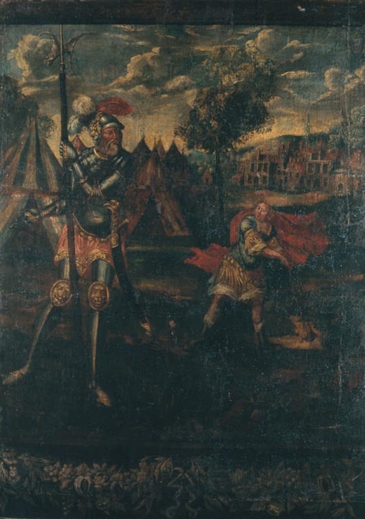 Black Paintings (David and Goliath)