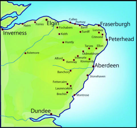 North East map