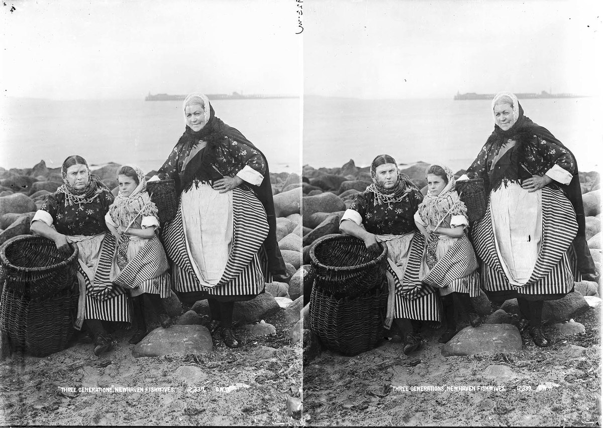 Three Generations of Newhaven Fishwives