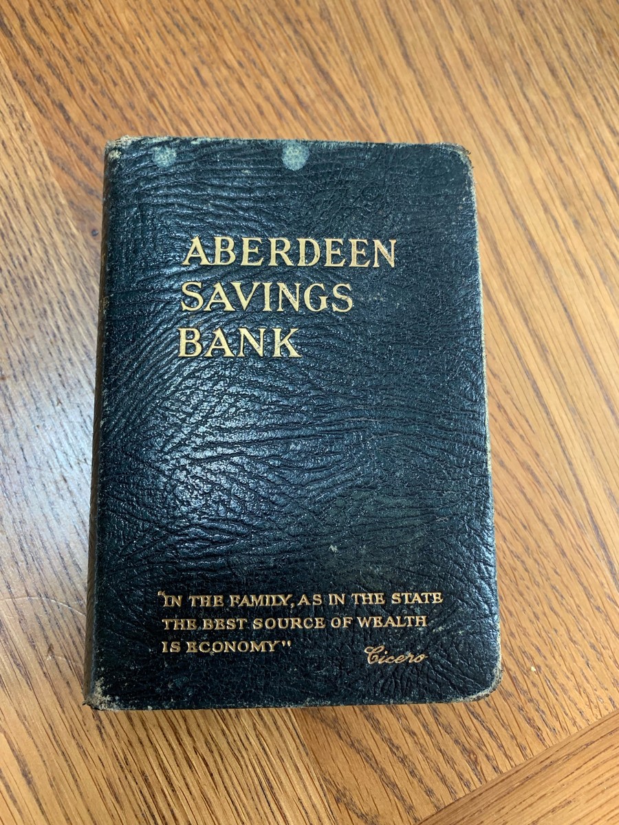 Aberdeen Savings Bank book