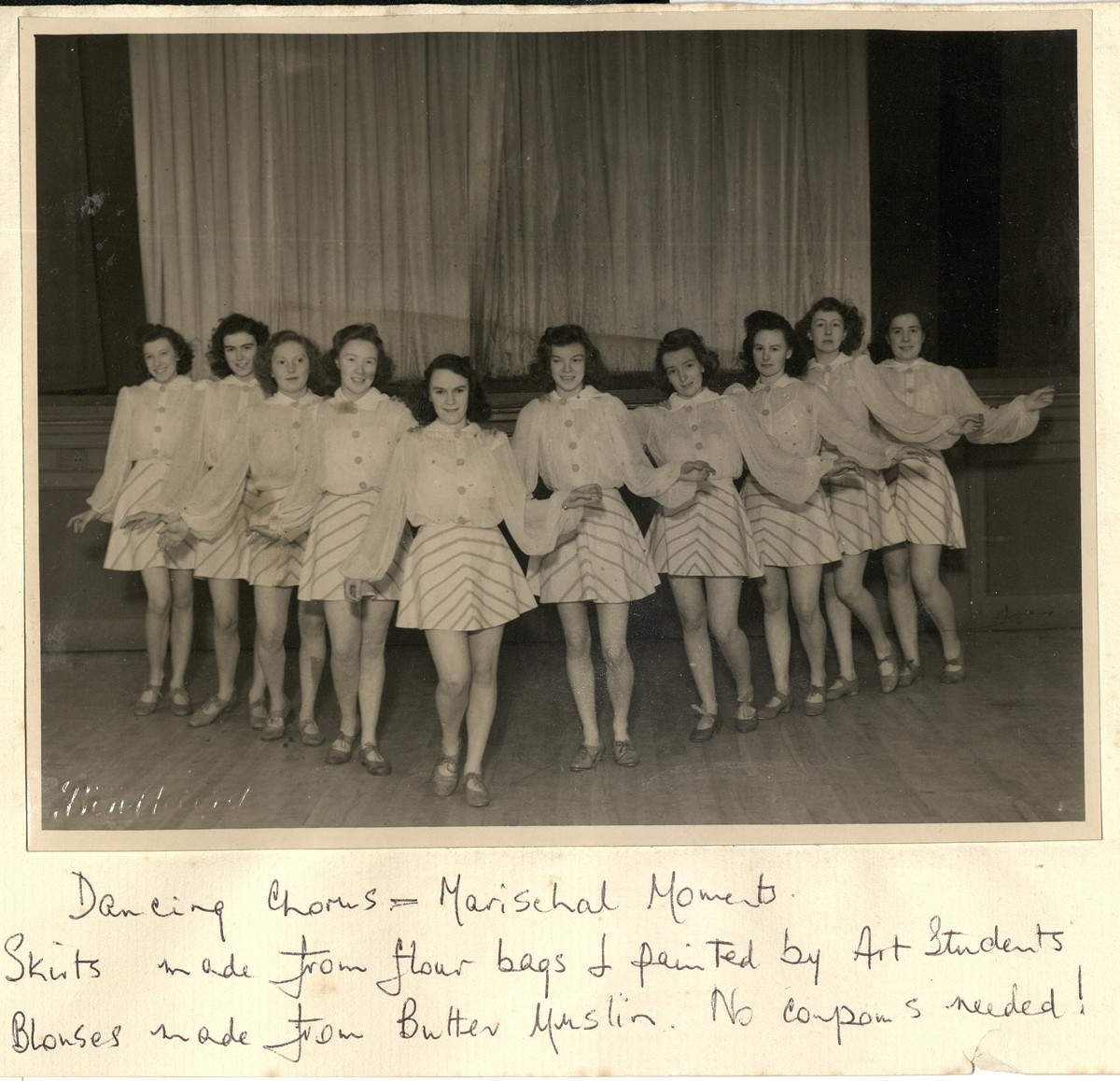Dancing chorus from Marischal Moments photograph