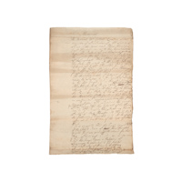Manuscript document detailing Gilbert Ramsay&#039;s bequest to Marischal College.