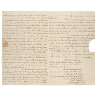 Manuscript letter