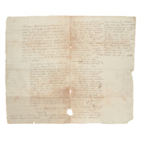Manuscript document, petition with the signatures of people from Aberdeen and the surrounding region.