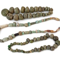 Jade, Jadeite and limestone beads