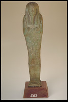 Ushabti. Small statue in the shape of a human.