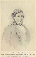 Portrait of Robert Havell, Junior, by his eldest daughter Amelia Jane Havell, at Sing Sing (Ossining), New York, 1845.