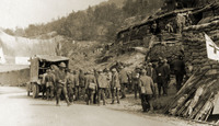 Ogston collection- photographs of ambulances and dressing stations in Italy 